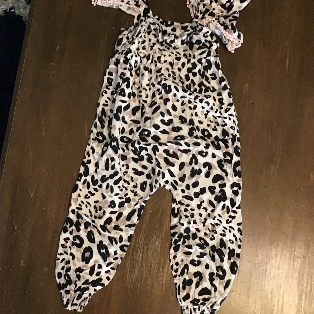 Animal Print Romper